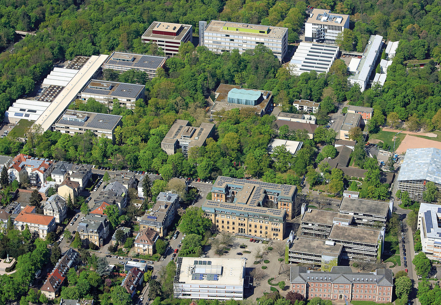 Luftbild, Hochschule Karlsruhe - Campus 2018-04-20
